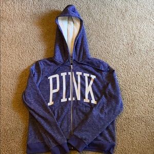 PINK Zip Up Hoodie
